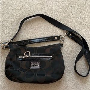 Black coach purse
